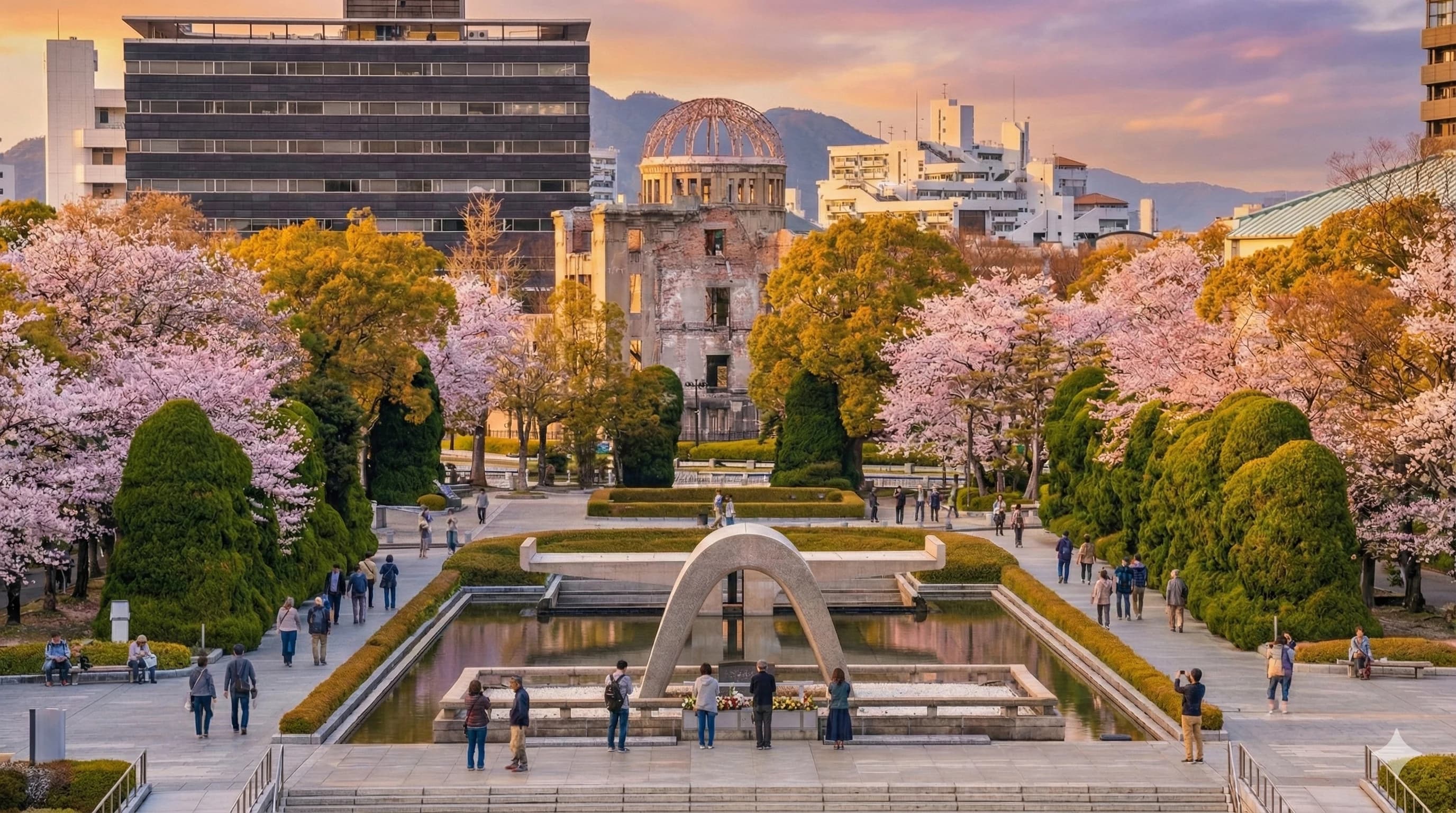Parque Conmemorativo de la Paz en Hiroshima.